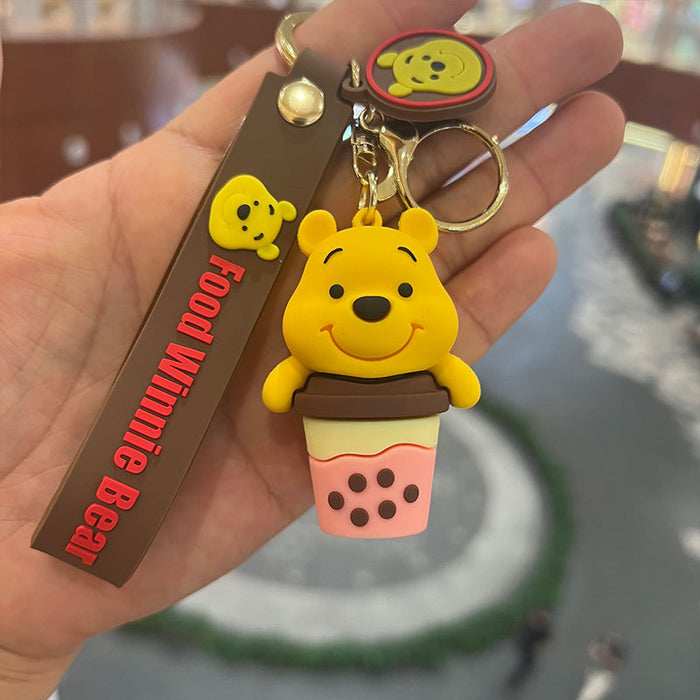 Wholesale Bear Cartoon Dolls PVC Keychains JDC-KC-MiaoY071