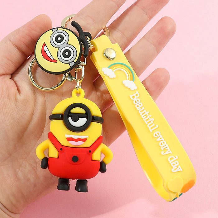 Wholesale Cartoon Silicone Doll Keychain JDC-KC-QiChao043