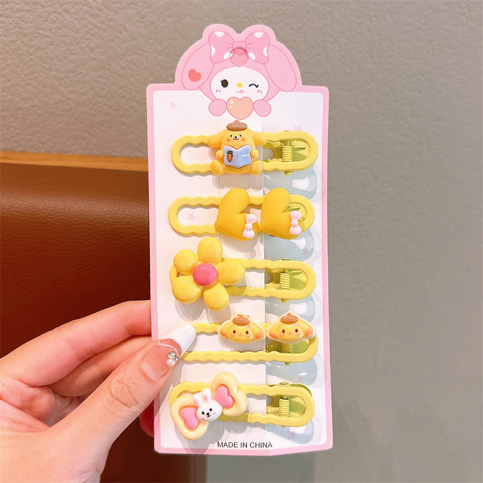 Wholesale Cartoon Hairpins Little Girls Hair Accessories Cute JDC-HC-DF010