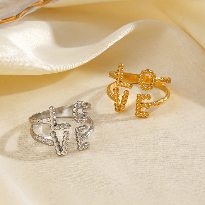 Wholesale Fashionable and trendy gold-plated design open ring