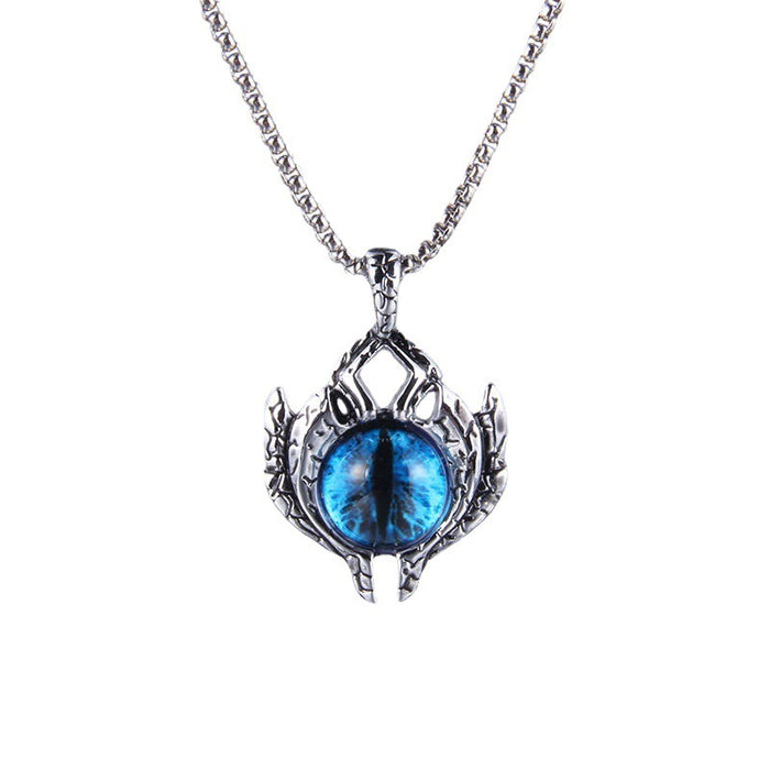 Wholesale Alloy Türkiye Devil's Eye Pendant Necklace JDC-NE-GangM003