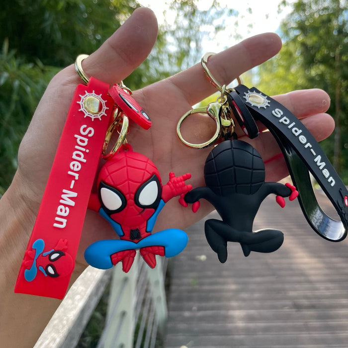 Wholesale Silicone doll keychain, internet famous car key pendant, creative bag decoration