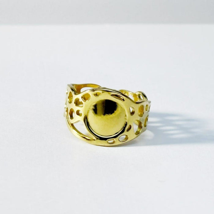 Wholesale Stainless steel ring holder, titanium steel tray, jewelry accessories