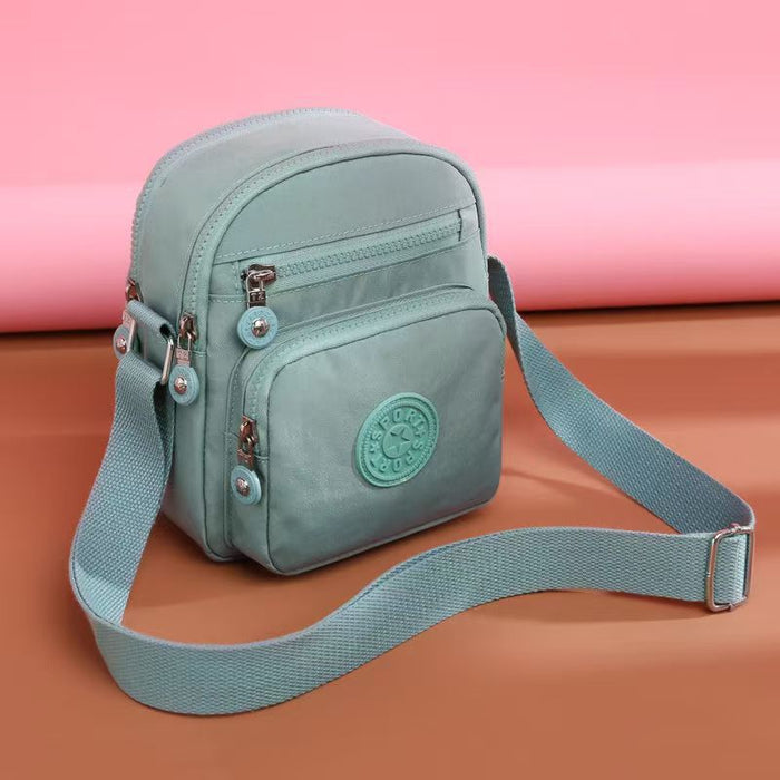 Wholesale Women' s canvas bag portable ladies messenger bag Oxford cloth casual shoulder bag vertical small bag