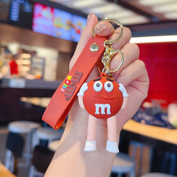 Wholesale Creative PVC Cartoon Couple Keychain
