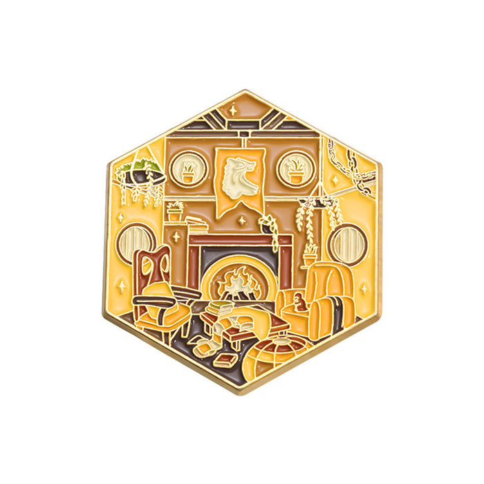 Wholesale Movie Merchandise Cartoon Magic Academy Brooch