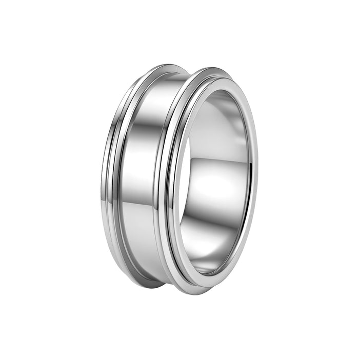 Wholesale Rotating Spinner Ring Blank Stainless Steel DIY Jewelry Accessory