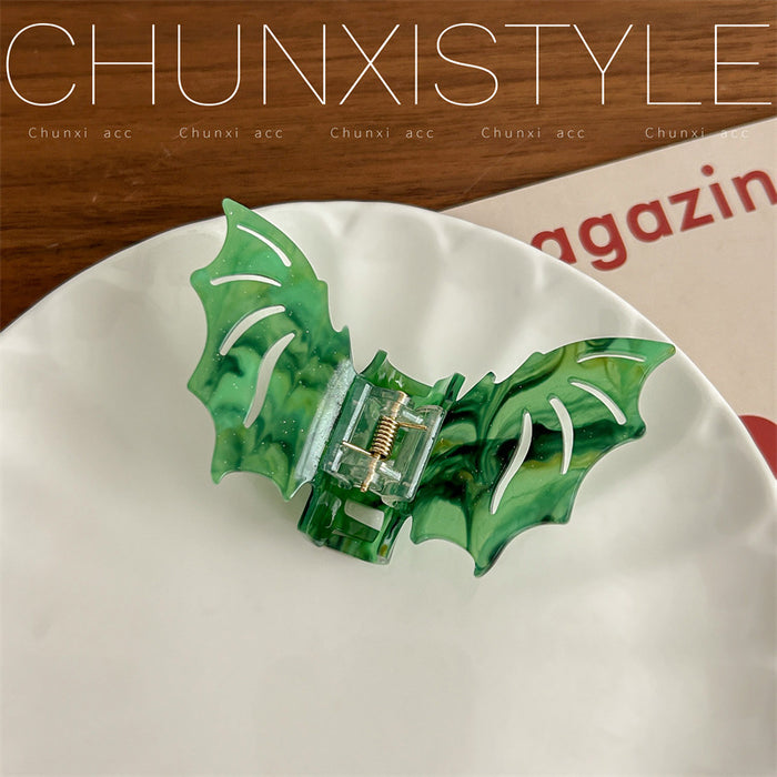 Wholesale  Gothic Bat Hair Claw Clip Acrylic Fashion Hair Accessory For Party And Gift
