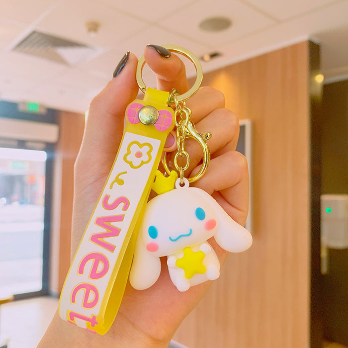 Wholesale Cartoon Doll  PVC Keychain JDC-KC-LiuFan006