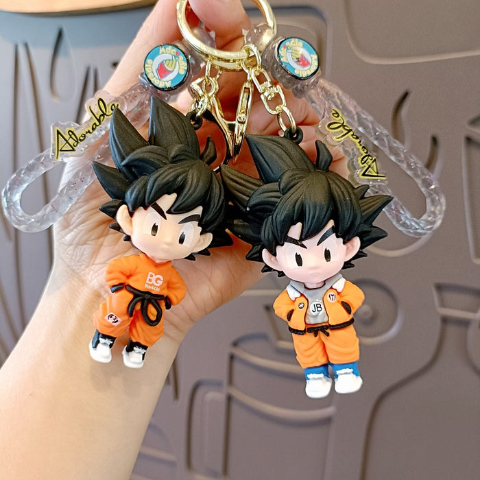 Wholesale Silicone Cartoon Doll Keychain JDC-KC-MingT092