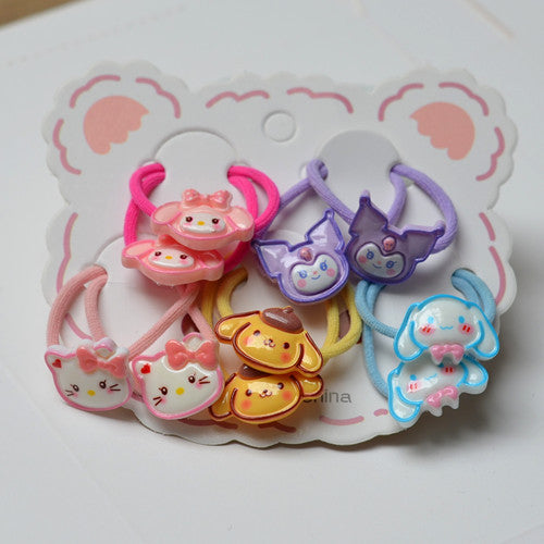 Wholesale Cartoon children' s hair ties hair clips