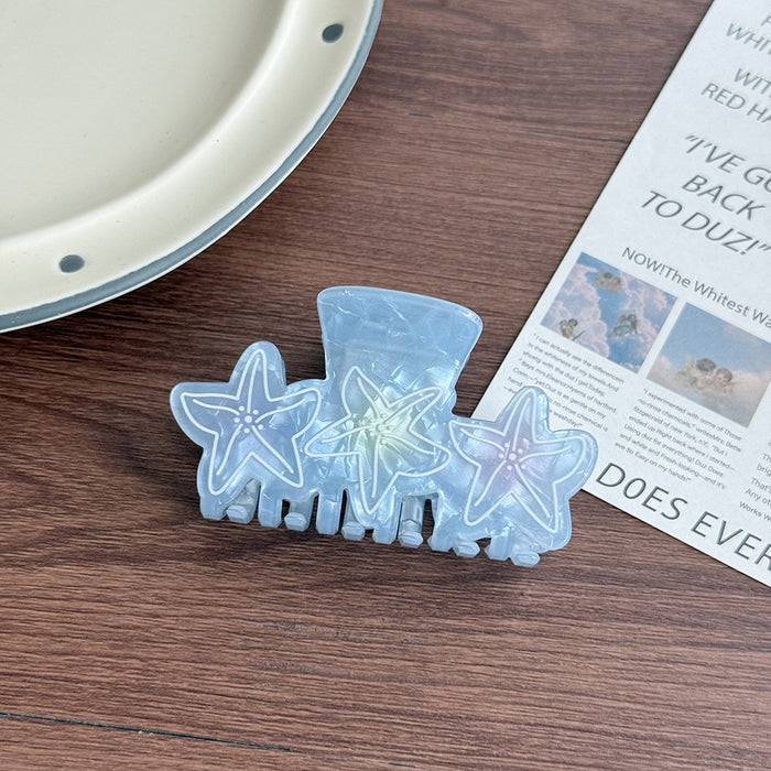 Wholesale Transparent Gradient Jellyfish Claw Hair Clip Acetate Everyday Fashion Accessory