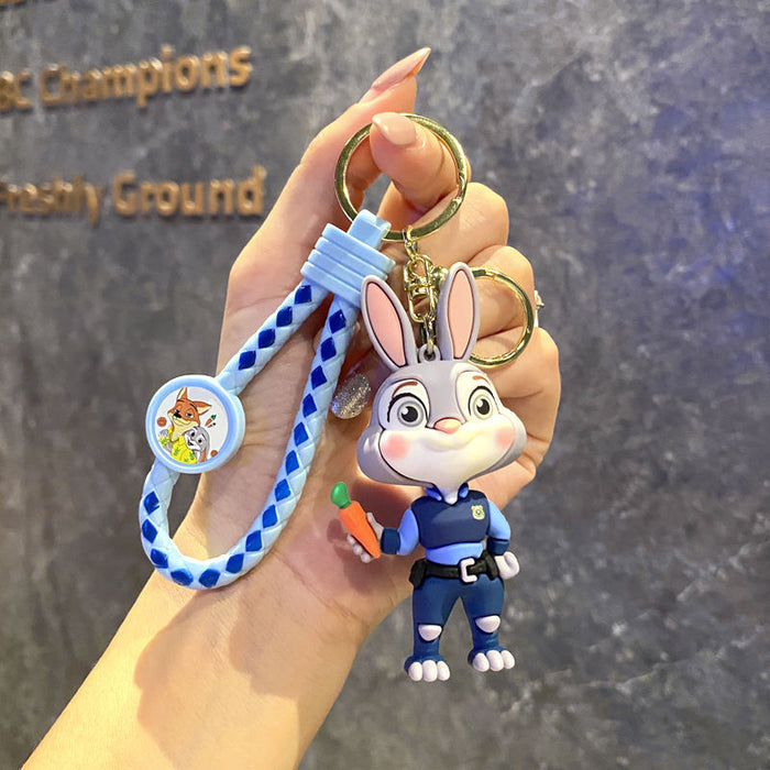 Wholesale Creative keychain, cute car keychain, men's and women's bag, couple's small pendant