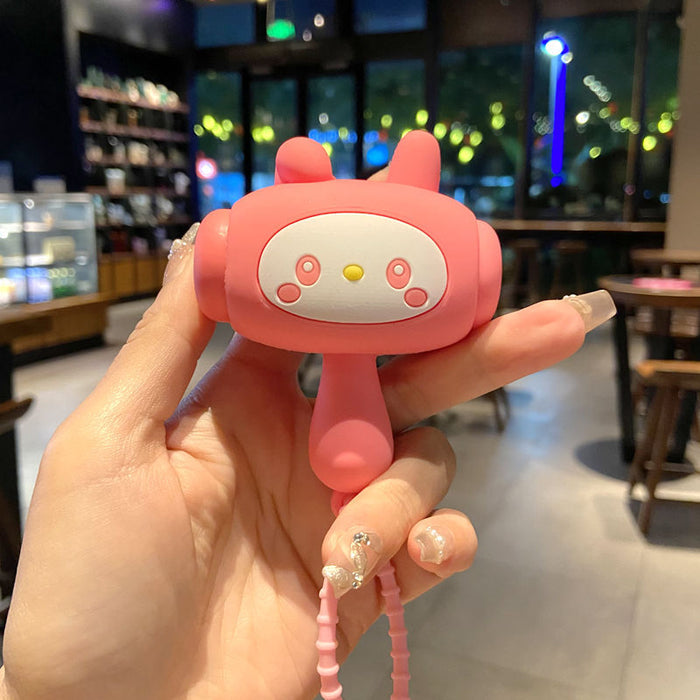 Wholesale Cute Panda Squeaky Hammer Keychain Decorative Accessory MOQ≥2