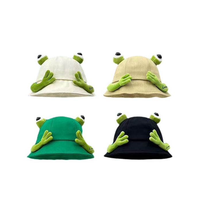 Wholesale Cute sunscreen basin hat, new cartoon fisherman hat