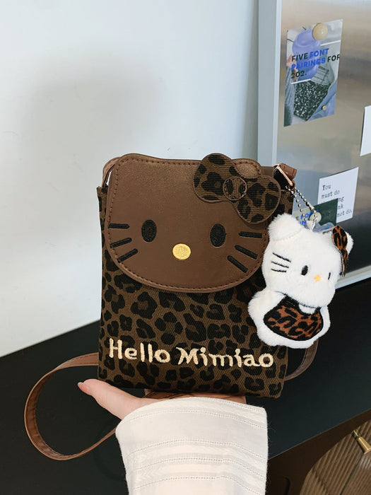 Wholesale Leopard Print PU Phone Shoulder Bag Accessory