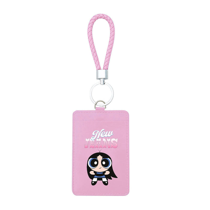 Wholesale PU Card Holder Keychain JDC-KC-ShuaiX002