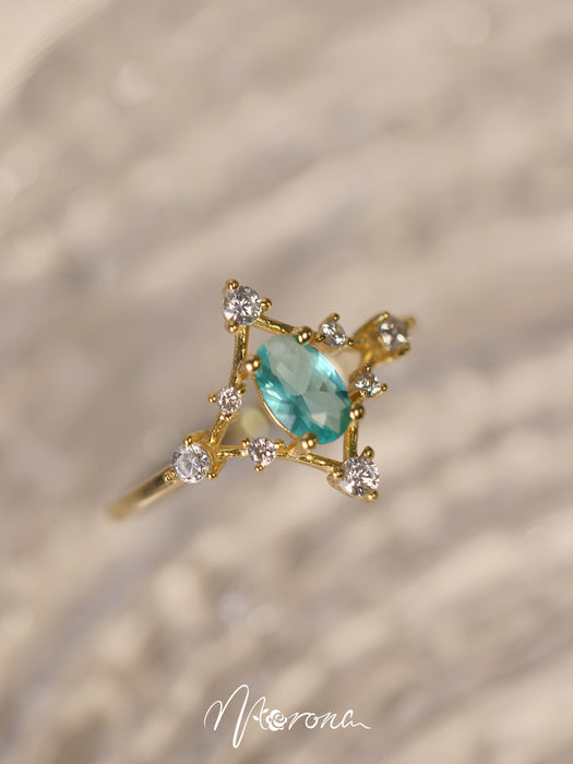 Wholesale Starry Sky Minority Hollow Light Luxury Ring Versatile Popular Ring