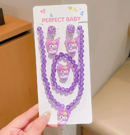 Wholesale Sweet Children Princess Jewelry Beaded Necklace