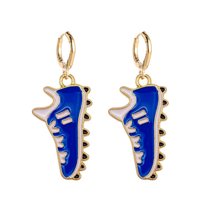 Wholesale Baseball Earrings Cartoon Baseball Oil Drop Pendant Earrings JDC-ES-YaChen018