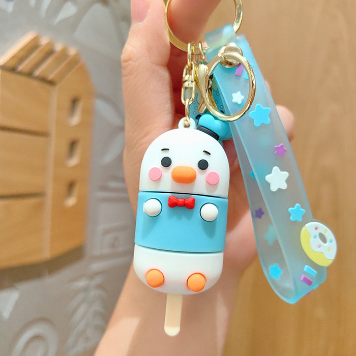 Wholesale PVC Cartoon Popsicle Keychain JDC-KC-Aile013