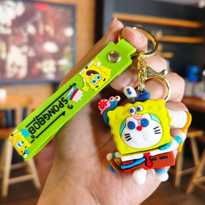 Wholesale Cartoon Doll Silicone Keychain JDC-KC-Tingm234