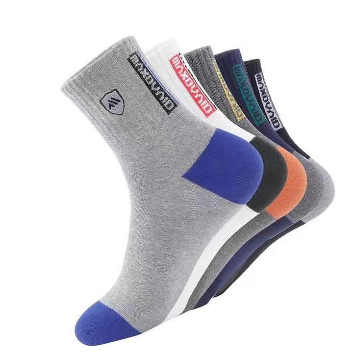 Wholesale Men's and women's mid length socks, sweat absorbing, trendy, breathable, basketball socks, sports long socks