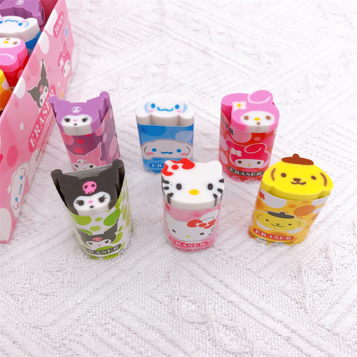 Wholesale 24pcs Cartoon Rubber Eraser JDC-ER-YaLL001