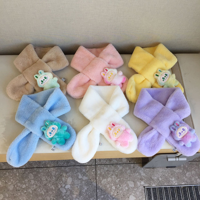 Wholesale Autumn and winter round neck plush Scarves