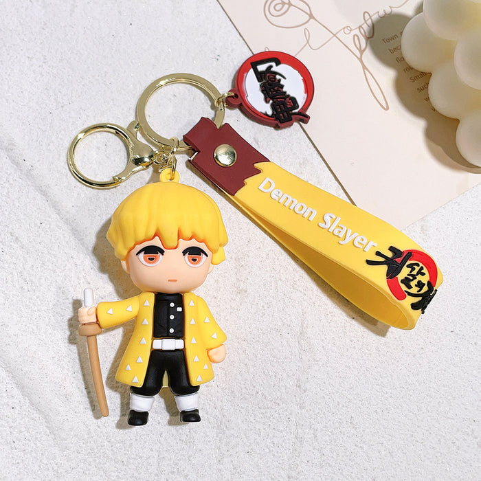 Wholesale Cartoon Doll PVC Keychain JDC-KC-Qiwei006