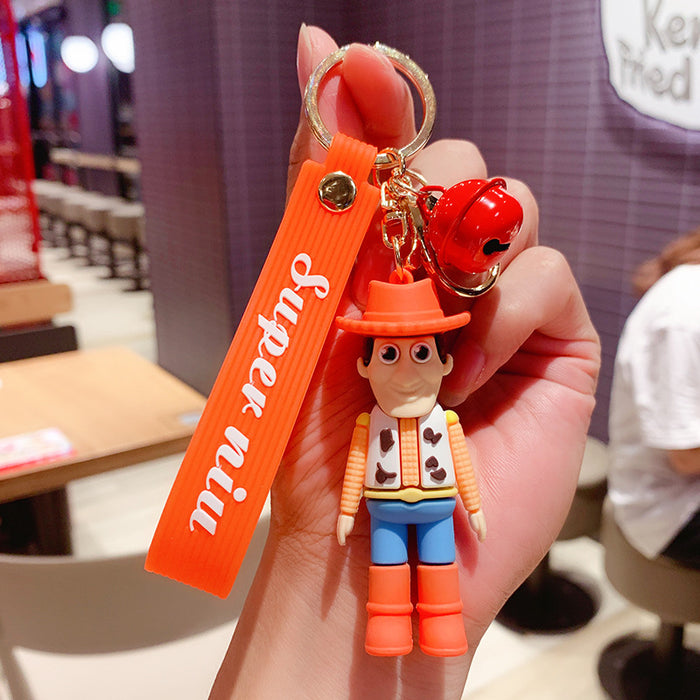 Wholesale PVC Cartoon Cute Doll Keychain JDC-KC-Yid027