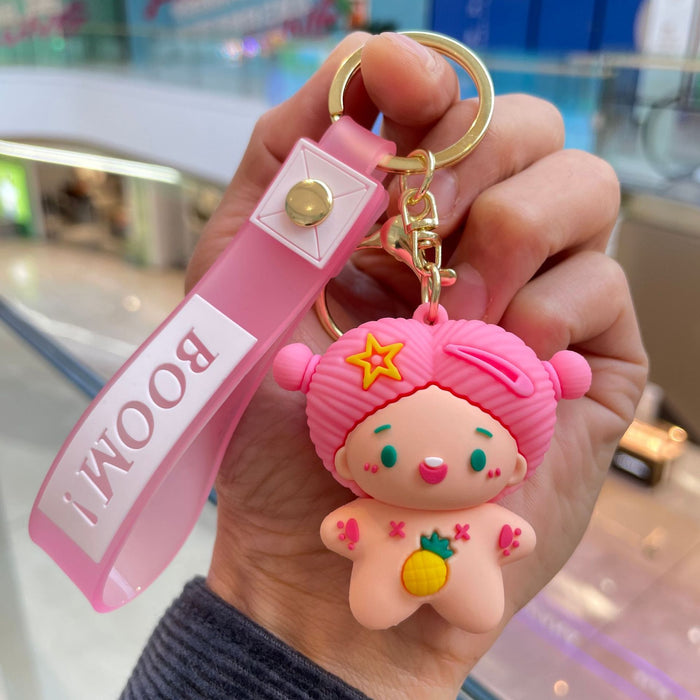 Wholesale Keychain Cute Doll Backpack Pendant Car Keychain Pendant