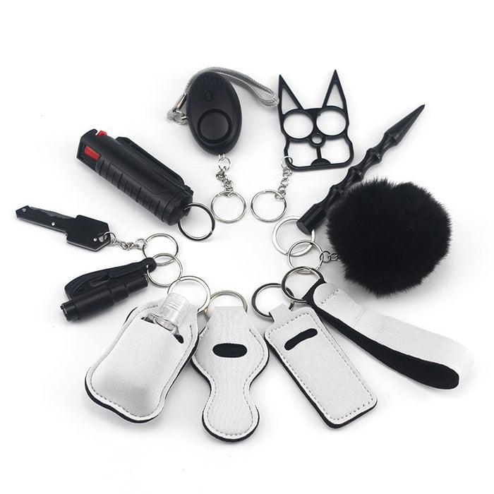 Wholesale Metal Multi-function Keychain DIY 12-piece Set JDC-KC-TouMS031