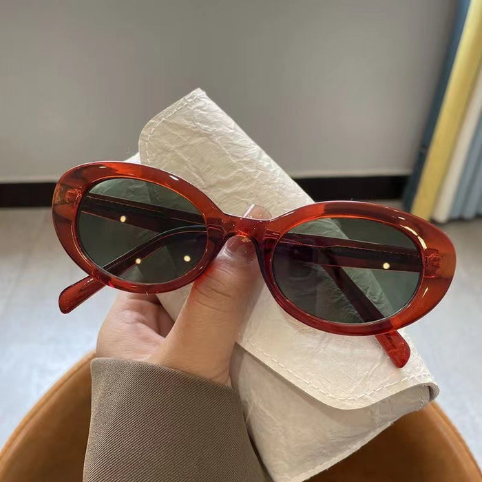 Wholesale Glasses Cat's Eye Oval Anti-UV Sunglasses