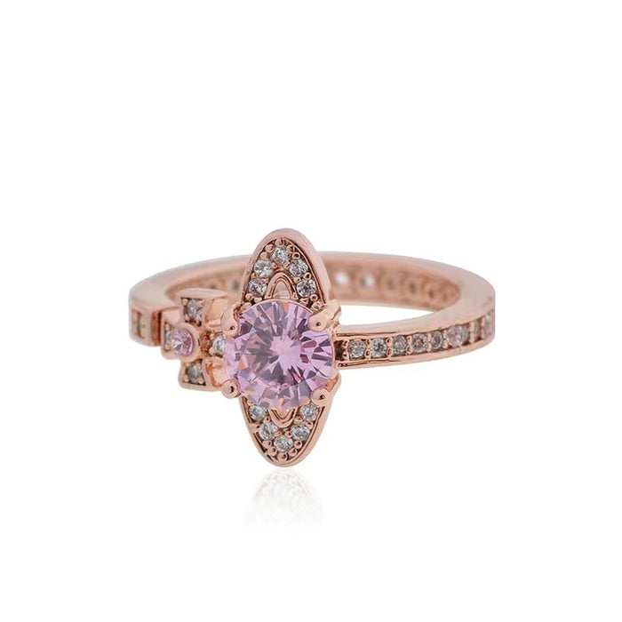 Wholesale Non-Fading Full Diamond Saturn Adjustable rings