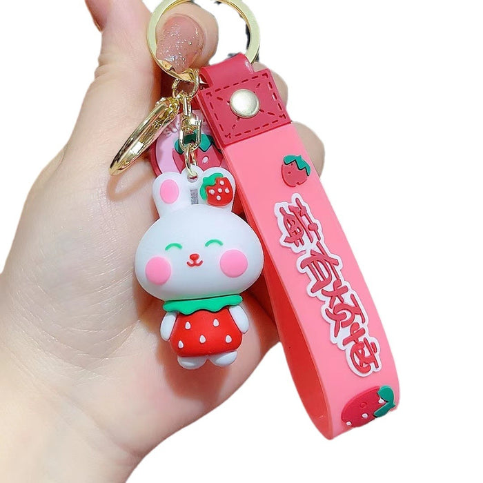 Wholesale Silicone Cartoon Doll Keychain JDC-KC-Shimin003