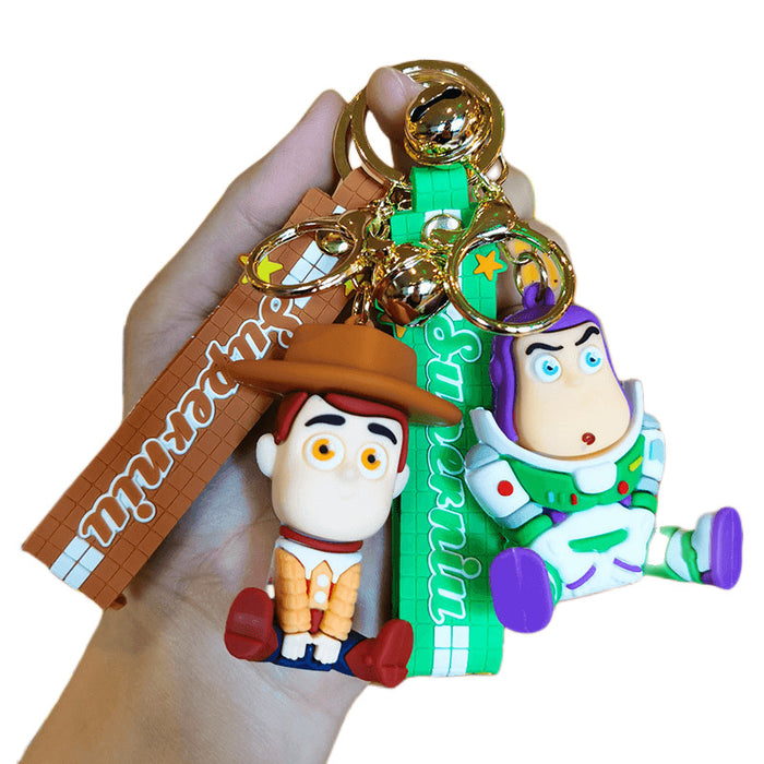 Wholesale PVC Cartoon Cute Doll Keychain JDC-KC-Yid019