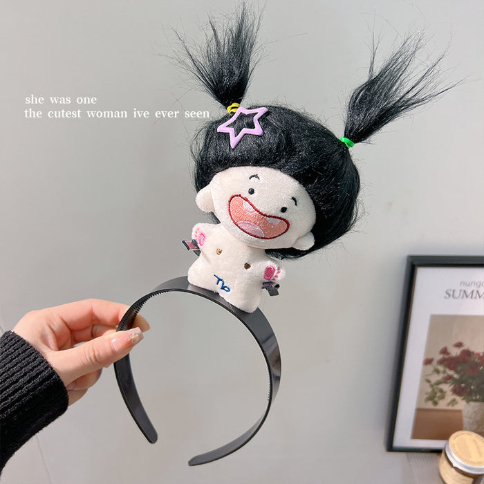 Wholesale Cartoon Plush Doll Headband JDC-HD-Hengz003