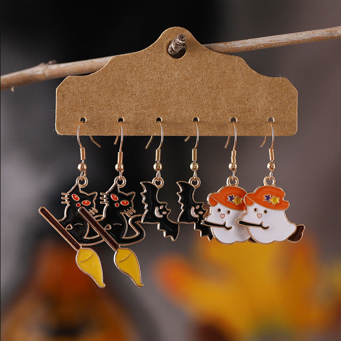 Wholesale 3 Pairs Irregular Earring Set Stylish Fashion Accessory Gift