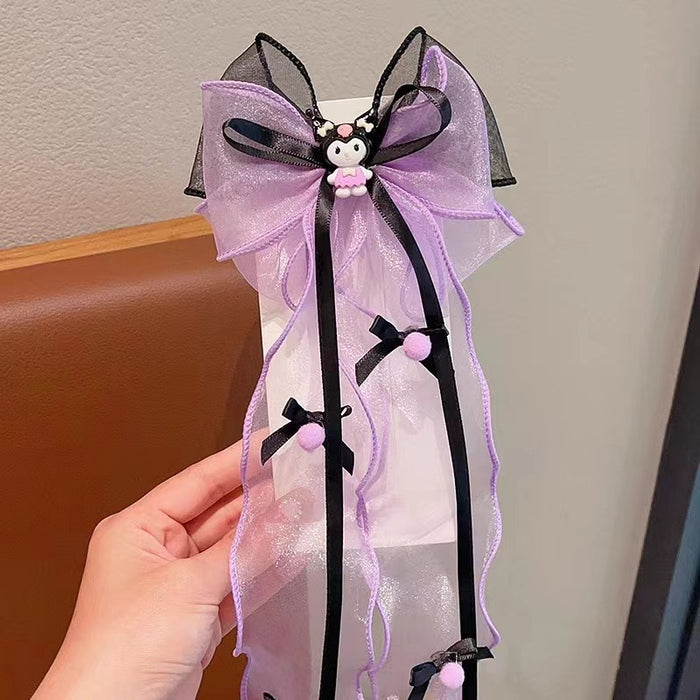 Wholesale Cartoon Hairpin Bow Ribbon Tassel Hairpin JDC-HC-DF007