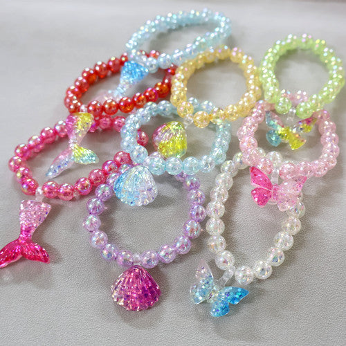 Wholesale Rainbow crystal bead bracelet
