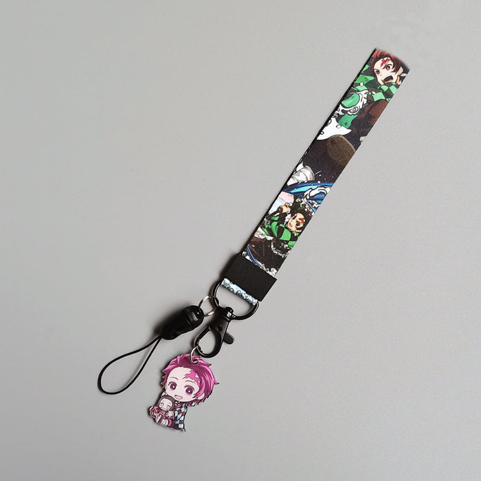Wholesale Cartoon Lanyard Keychains Removable Wrist Strap
