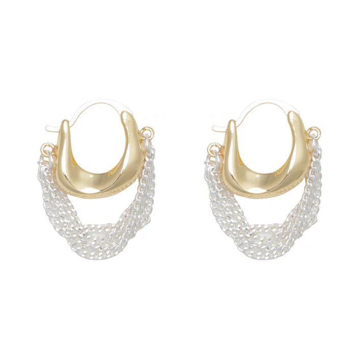 Wholesale New earrings with a luxurious and unique style, featuring earrings and buckles