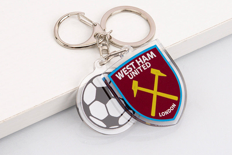 Wholesale Acrylic Keychain with Badge Fashion Accessory for Fans