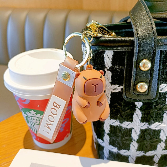 Wholesale doll keychain couple cute bag pendant car key chain