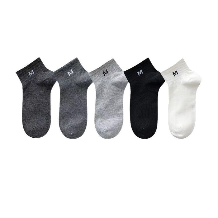 Wholesale Socks, short socks, pure cotton odor proof and sweat absorbing socks, mid tube full cotton socks