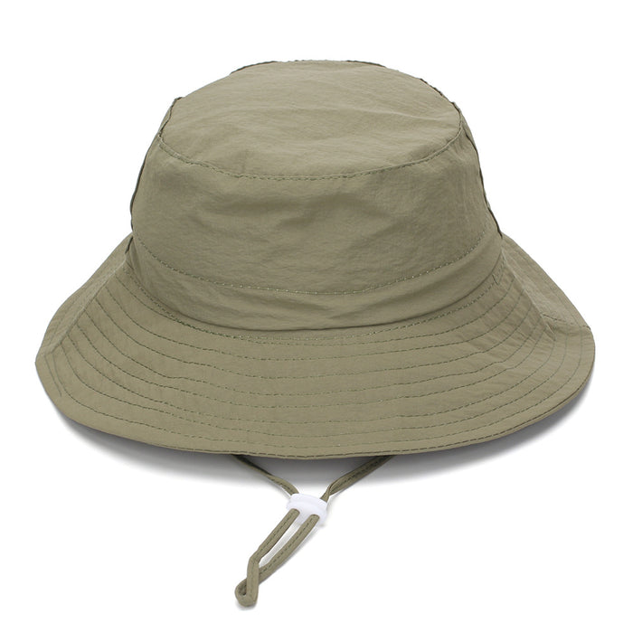Wholesale Everyday Kids Bucket Hat Solid Light Pink Sun Protection Windproof for 2-6 Years Boutique Resale