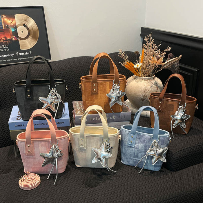 Wholesale Pu Leather Street Fashion Crossbody Bag Horizontal Square Handbag Fashion Accessory