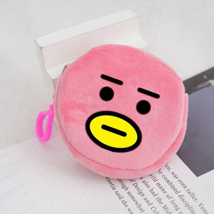 Wholesale Plush Cartoon Small Wallet Keychain JDC-KC-ShuaiX001