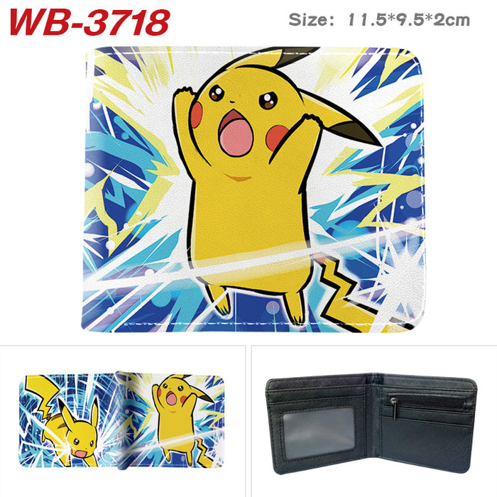 Wholesale Cute Anime Elf Pattern PU Bifold Wallet Short Card Holder Coin Purse Everyday Chic Fashion Accessory